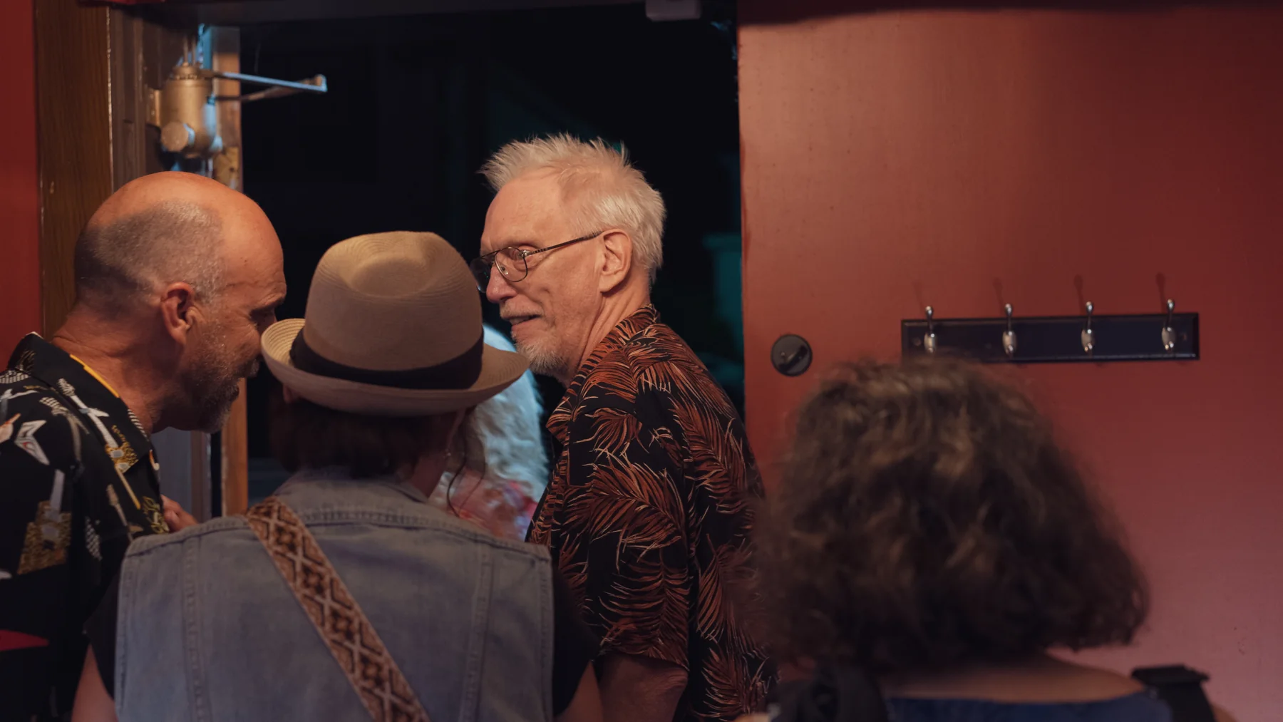 Friends gathering at Band of Helping Hands